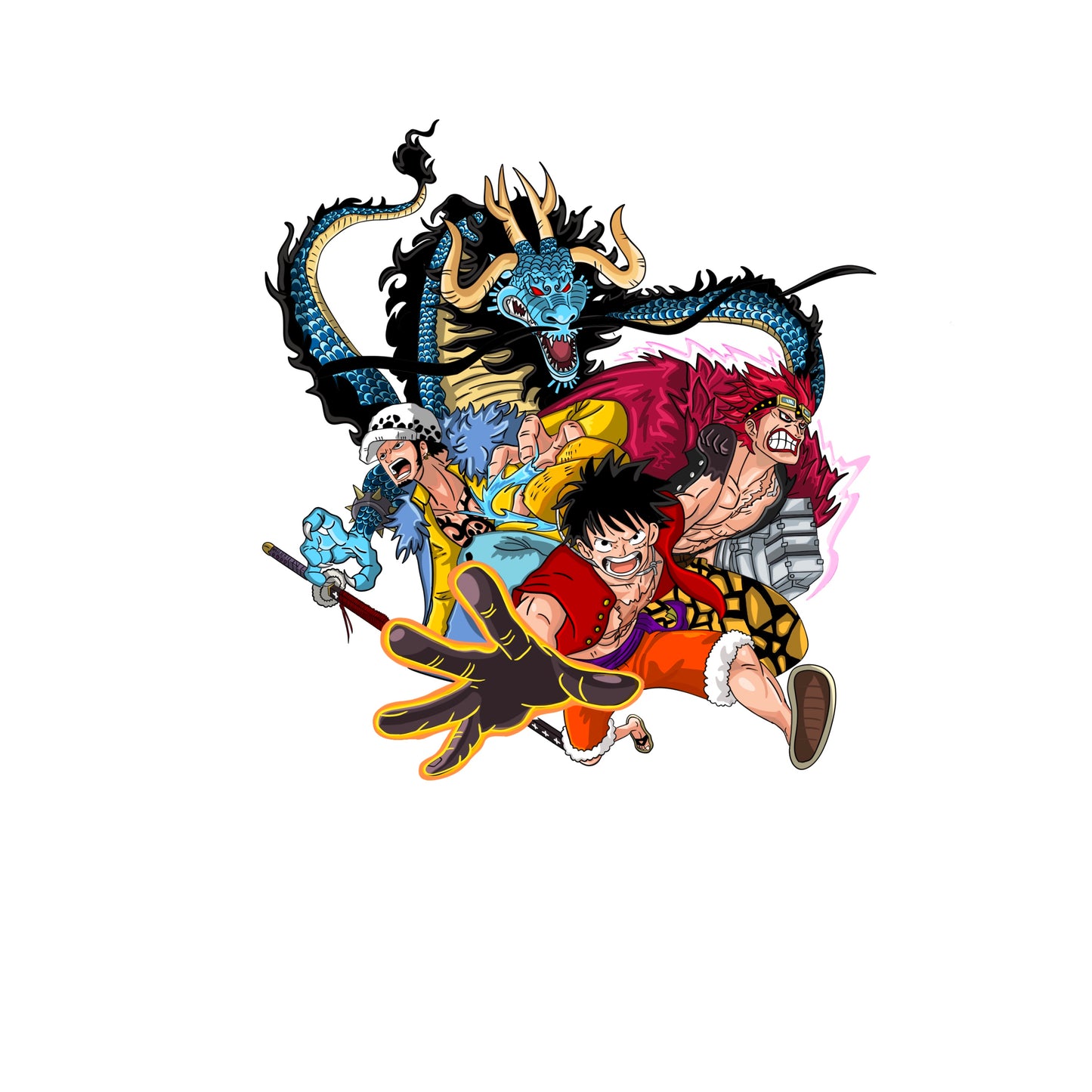 Pirate Captains Vs Kaido