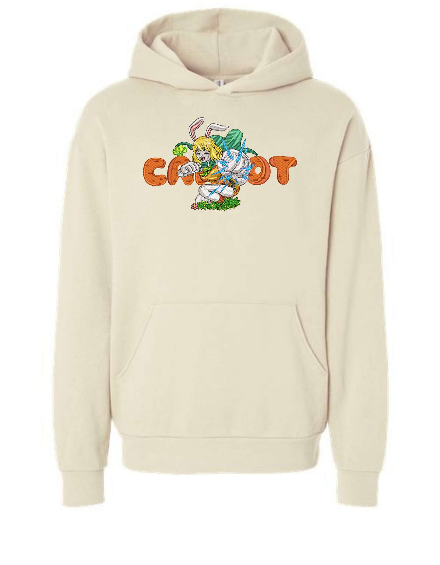 Carrot Embroidered Hoodie