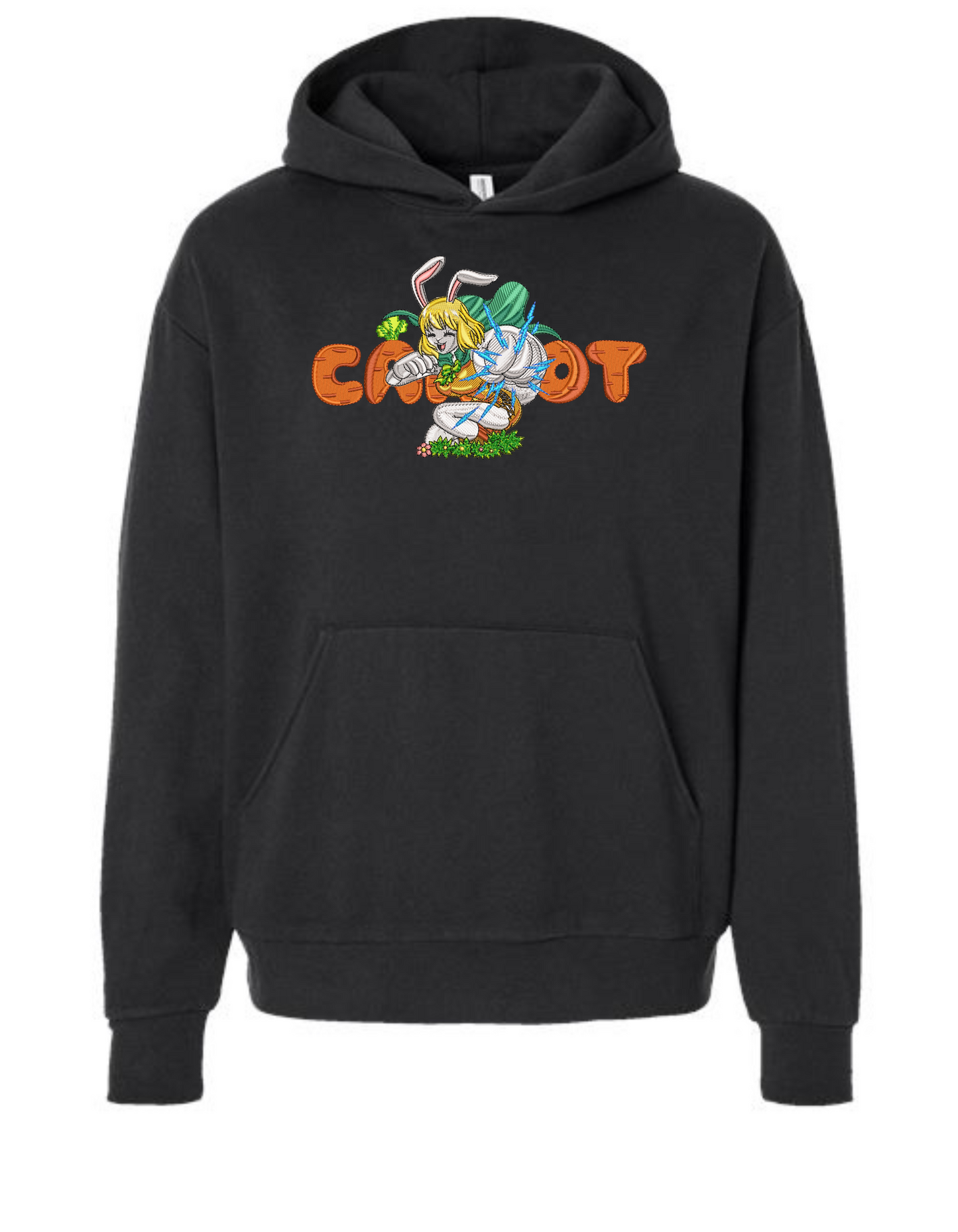 Carrot Embroidered Hoodie