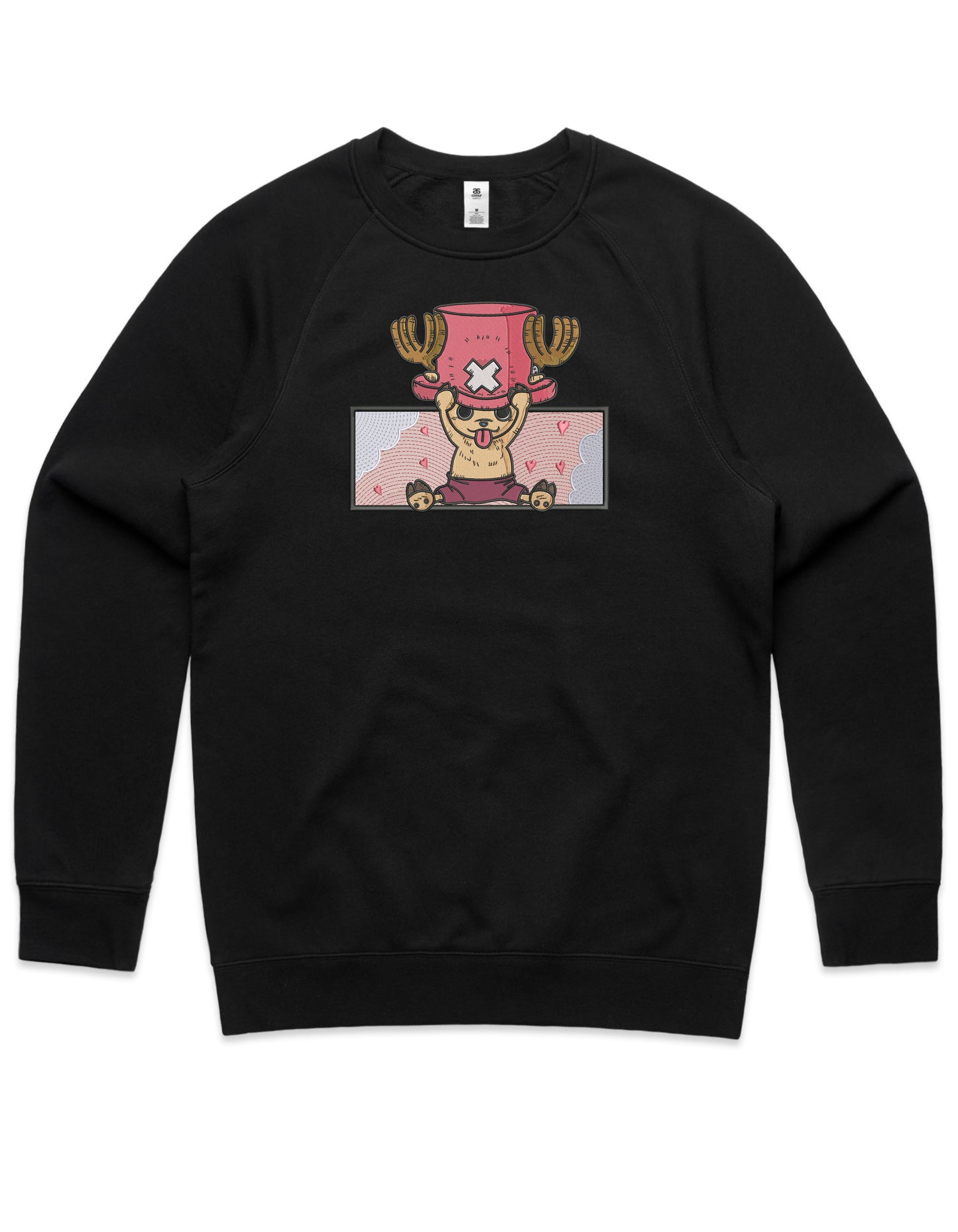 Chopper Embroidered Crew Neck Sweatshirt