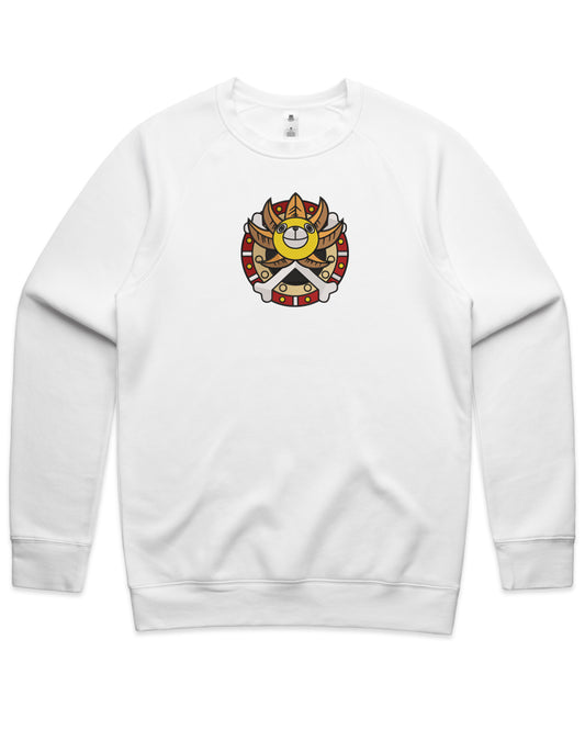 Thousand Sunny Embroidered Crew Neck Sweatshirt