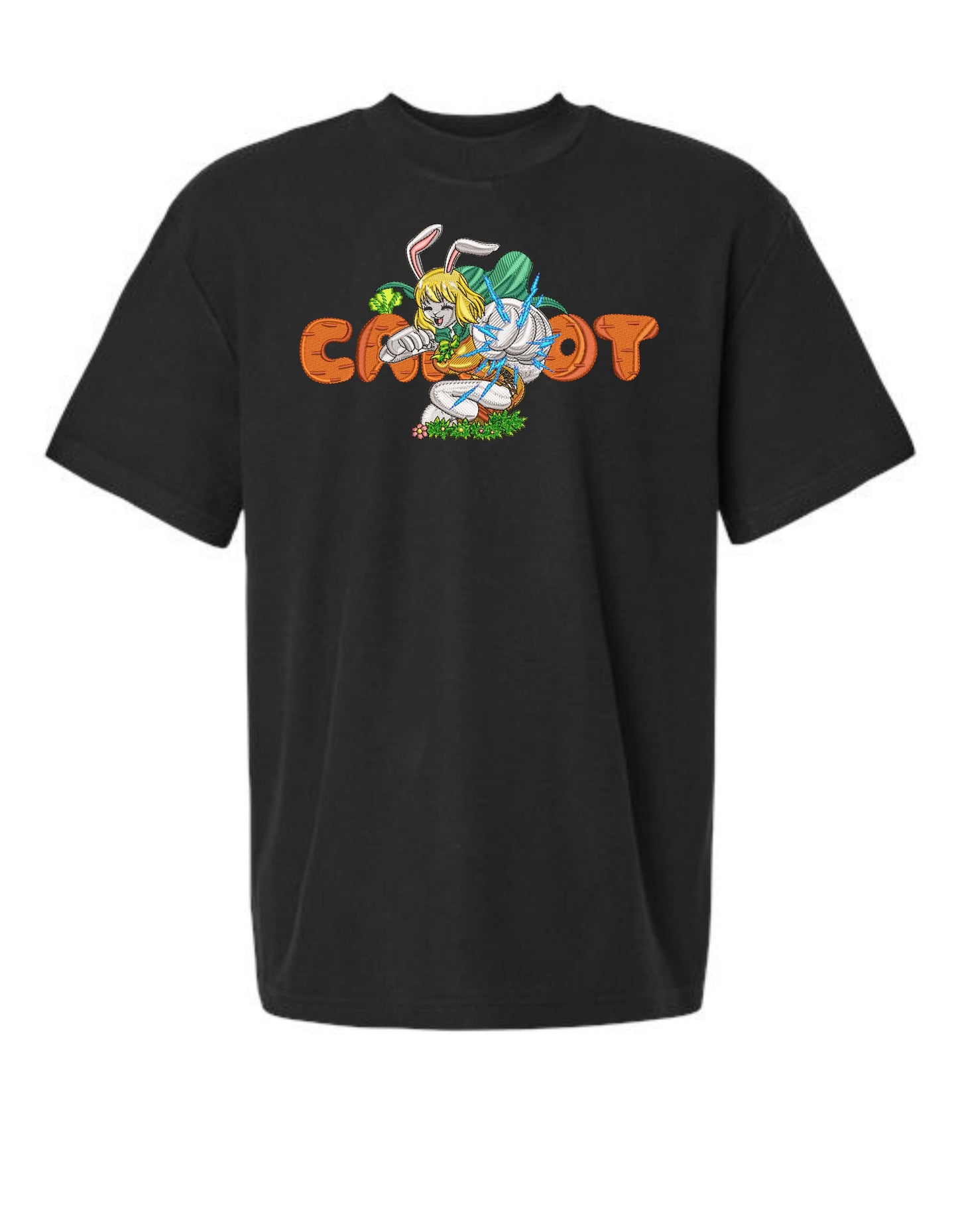 Carrot Embroidered T-Shirt