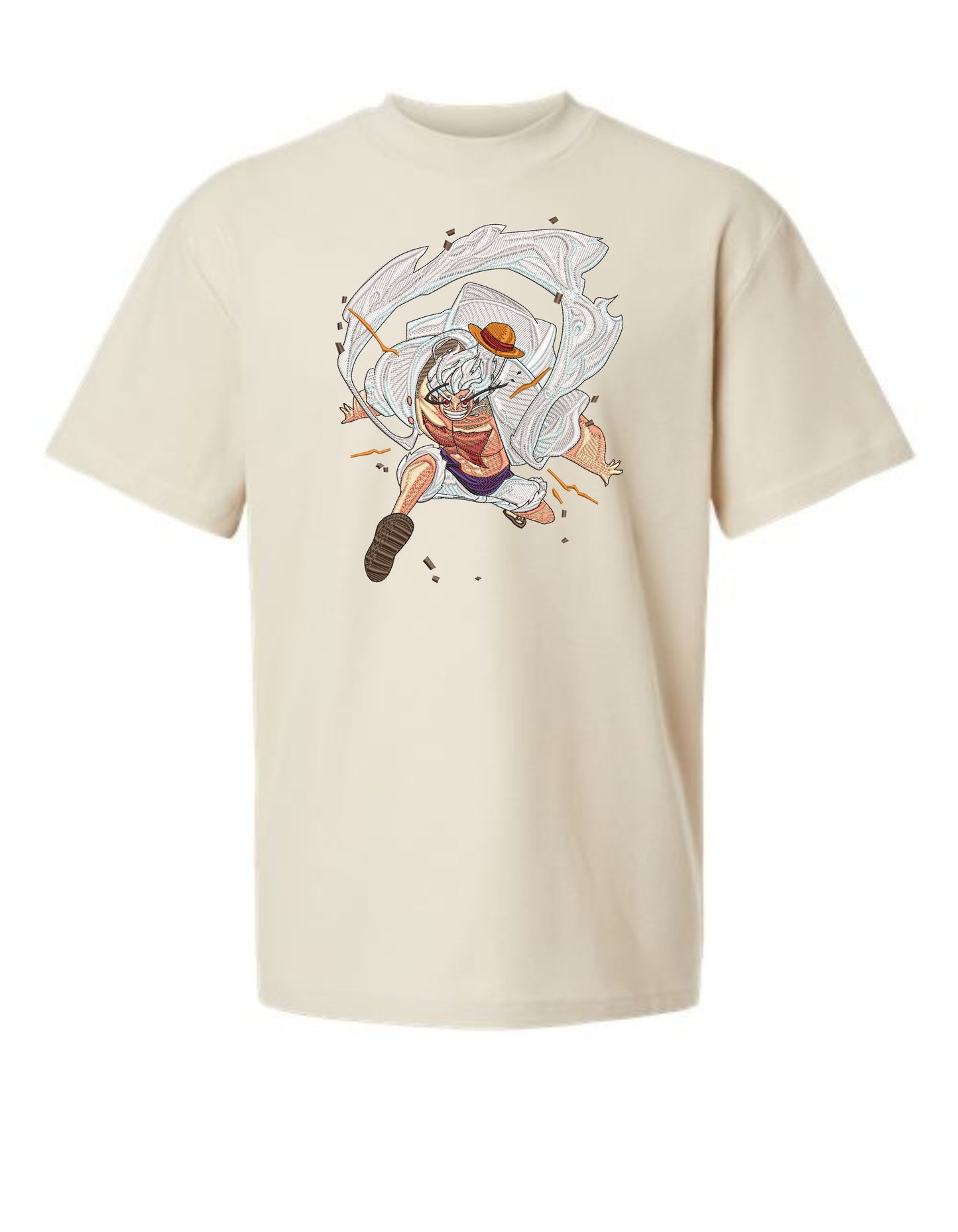 Gear 5 Luffy Embroidered T-Shirt