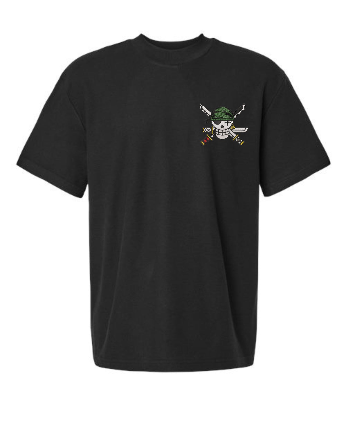 Zoro Jolly Roger Embroidered T-Shirt