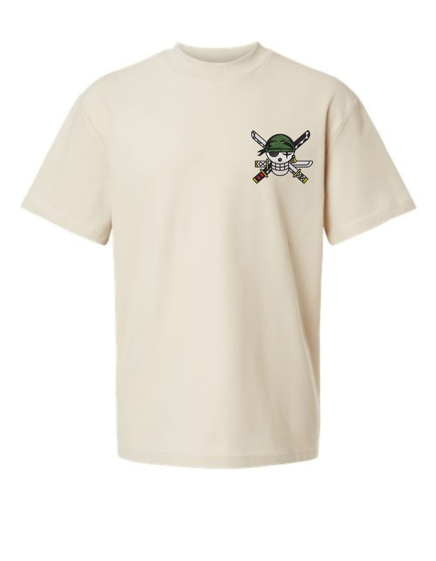 Zoro Jolly Roger Embroidered T-Shirt