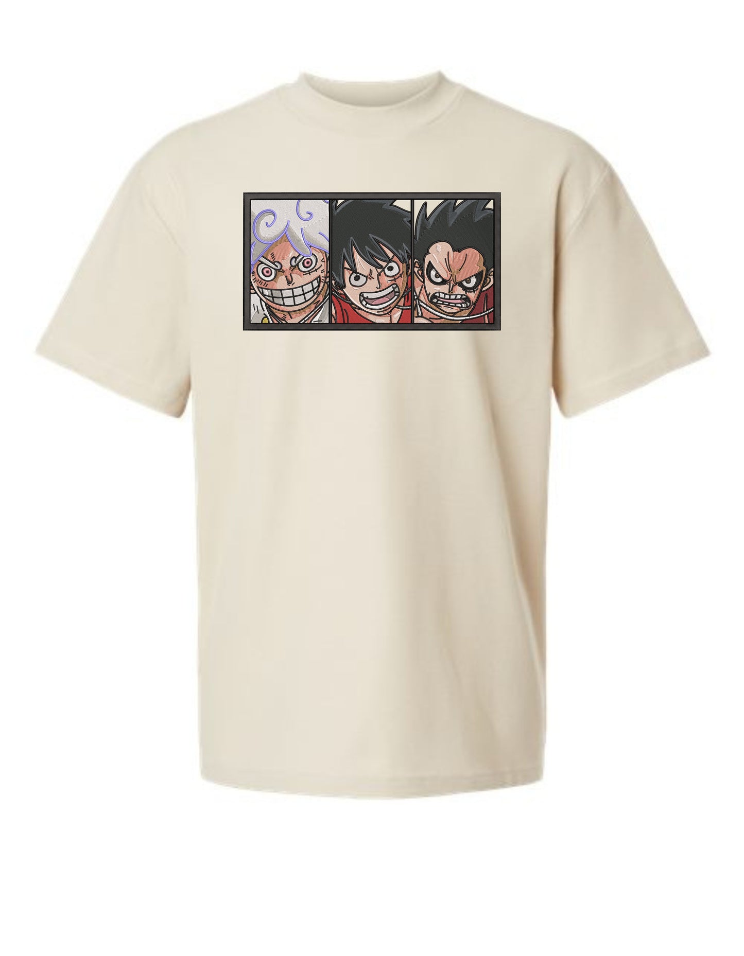 Luffy Gears Embroidered T-Shirt