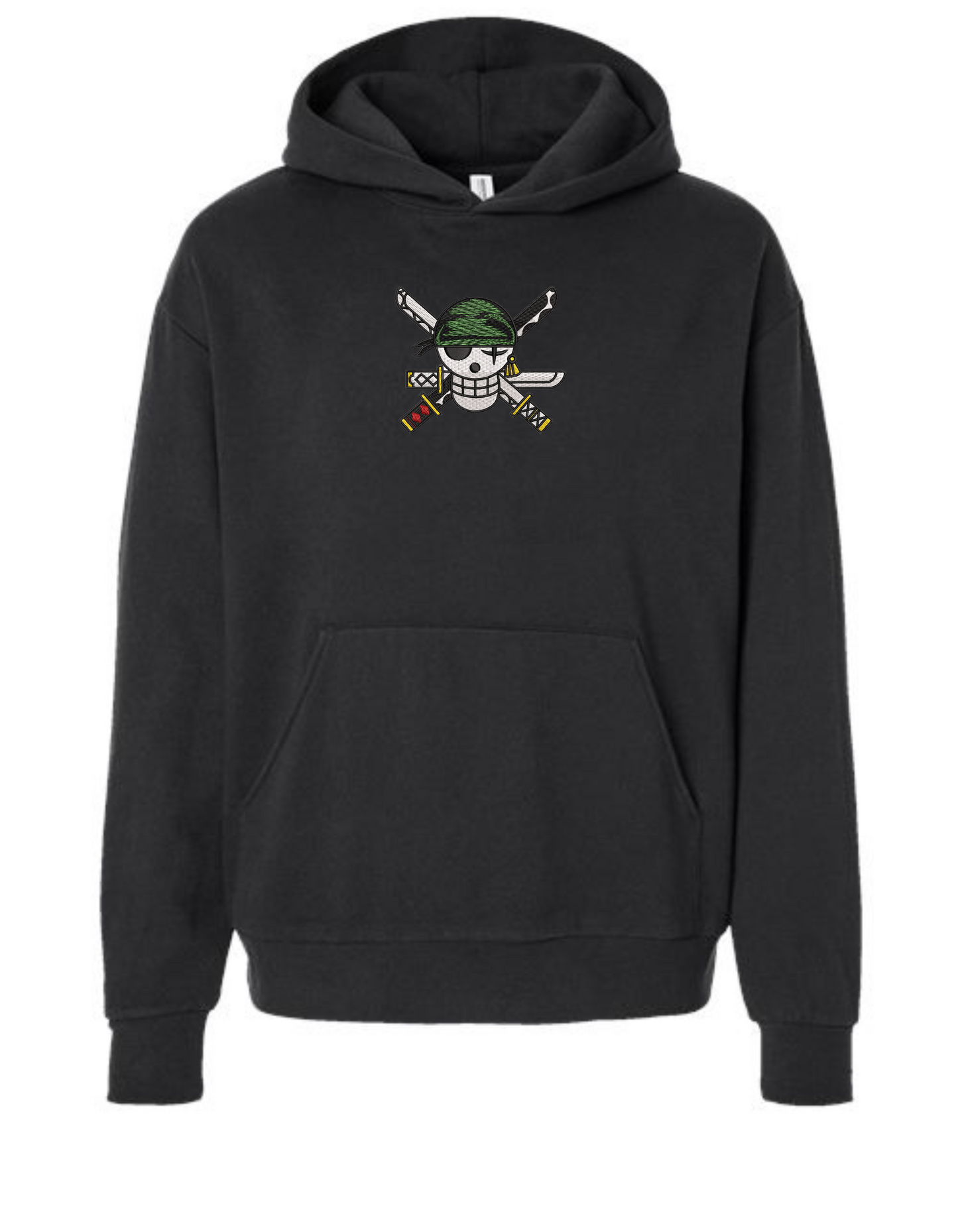 Zoro Jolly Roger Embroidered Hoodie