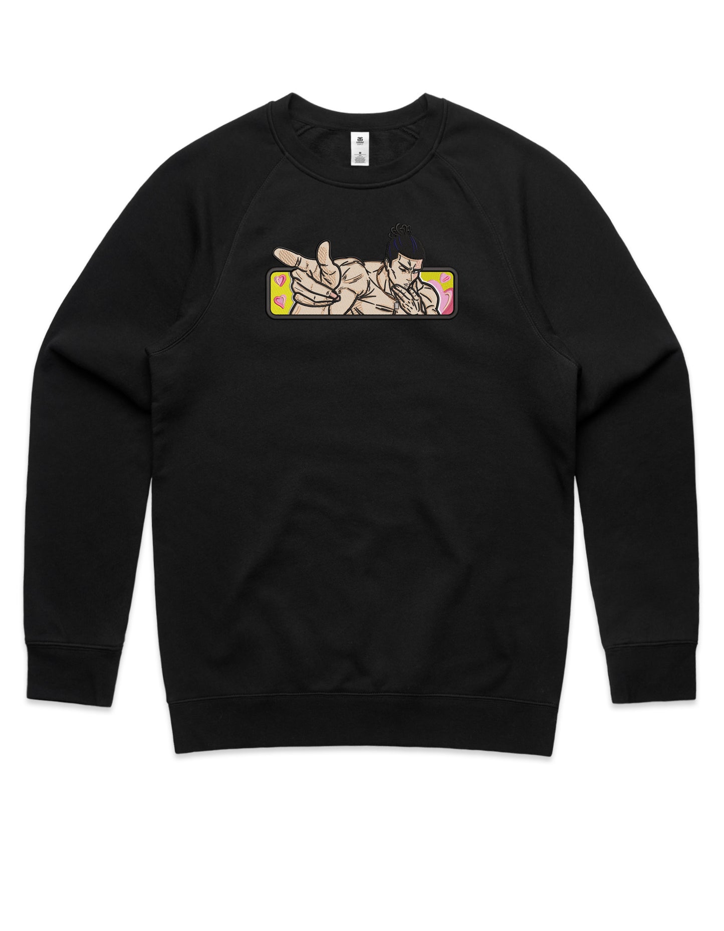 Todo Smooch Colored Embroidered Crew Neck Sweatshirt